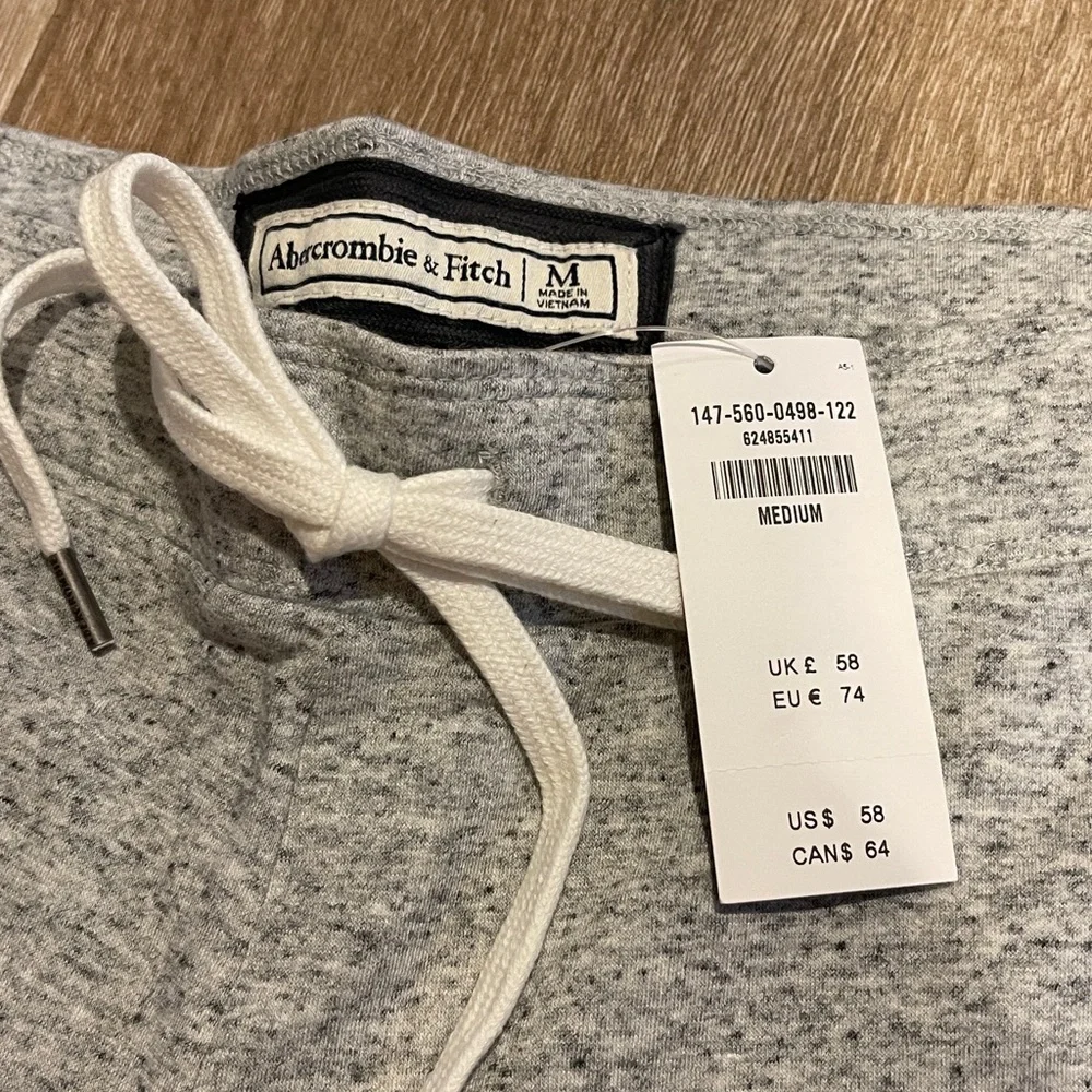 Abercrombie & Fitch Women’s Logo Wide Leg Viscose Sweatpants MEDIUM - Picture 10 of 11